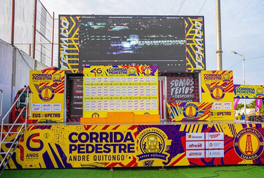 LR235 Roadshow Vehicle | Urban Running Event Interaction Hub in Luanda, Angola